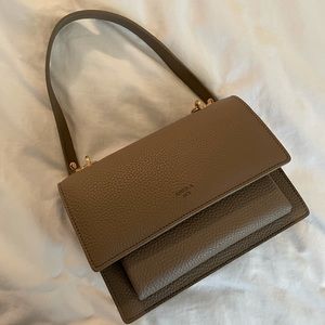ANGELA ROI ELOISE SATCHEL - LIGHT MUD GREY